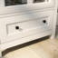 Single Glass Door Storage Cabinet With Unique Handle