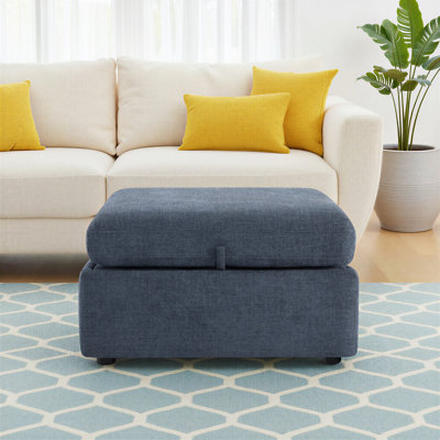 Winfree 33.9" Wide Rectangle Storage Ottoman