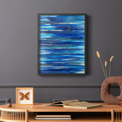 Waterworld Framed Print - Solid Wood