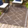 Kinkade Tribal Diamond Trellis Brown/Beige Indoor/Outdoor Rug