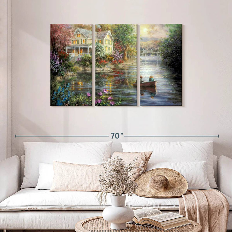 Lilie The Evening Reflections, 28" H x 45" W