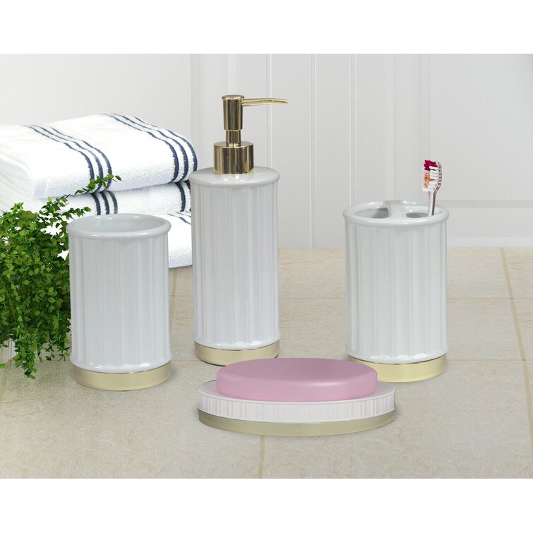 The Classic White Ceramic Bath Accessories