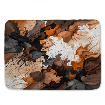 Tapis de bain abstrait