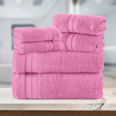 Ensemble de serviettes de bain 6 pièces Elegant Comfort Luxury
