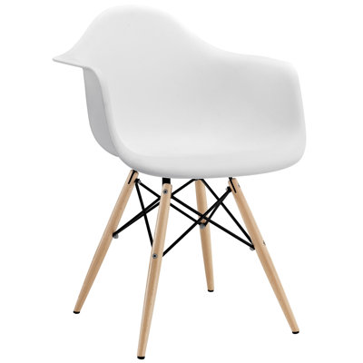 Pyramid Cureton Wood Pyramid Arm Chair
