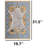 White Leopard Skin Traditional Rug