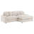 Ashil Upholstered Reversible Chaise Sectional Sofa Sand-439394175