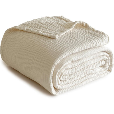 Couverture 100% mousseline de coton