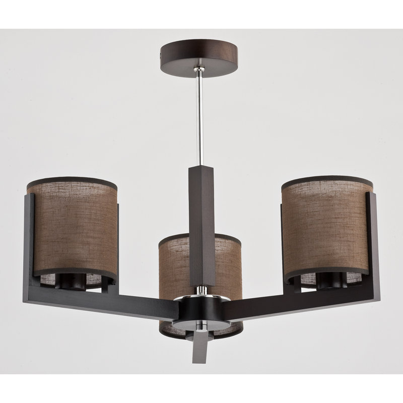Moreno 3 - Light Chandelier, Espresso