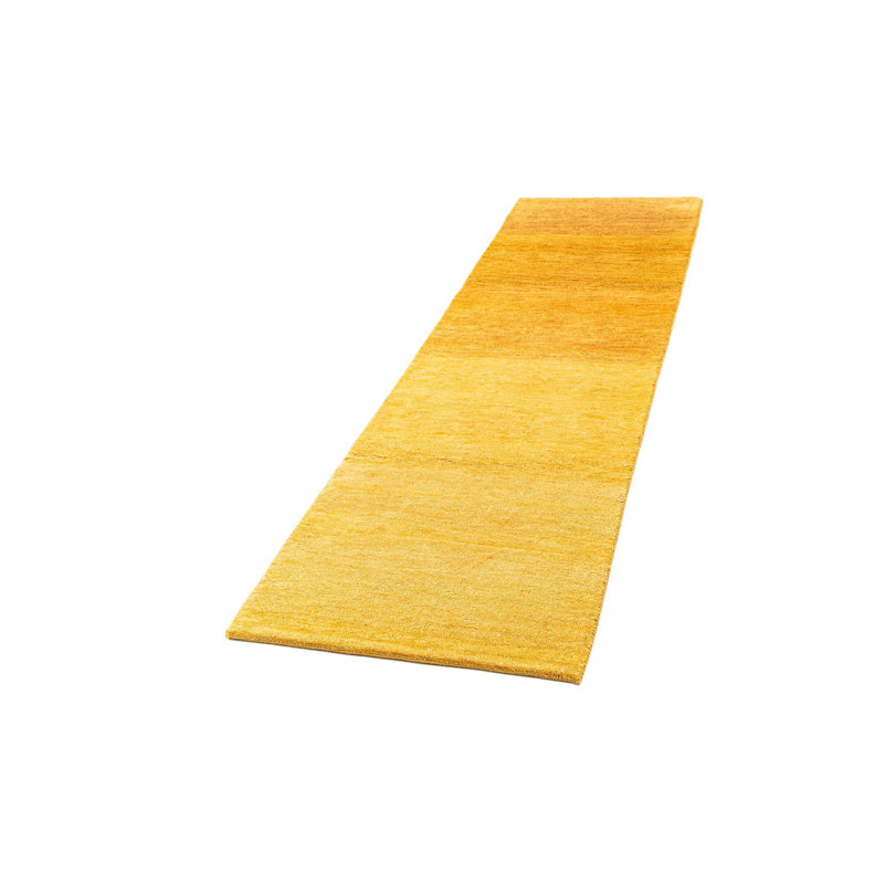 Tapis de couloir jaune Jahiem