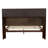 Copper Cappuccino Eastern King LED Storage Bookcase Bed
