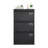 Filing Cabinet Lateral File Cabinet 3 Drawer, Blcak Locking Metal File Cabinets Three Drawer, Office Filing Cabinet With Lock Drawers For Home Office/Legal/Letter/A4/F4-123994437