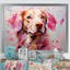 Rose Labrador Popart - art mural chien-791540349-791540342