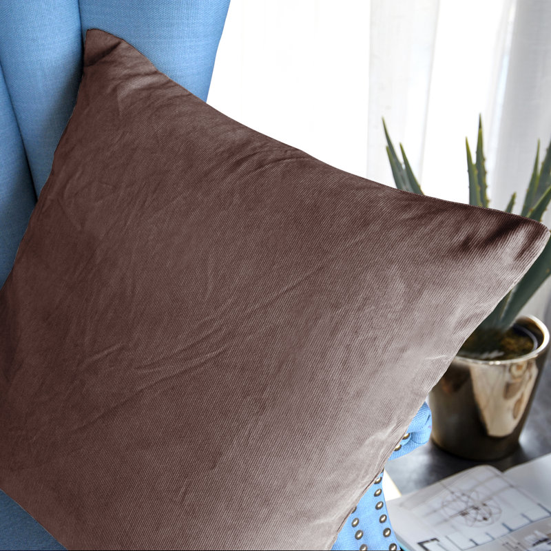 Housse de coussin carré, 20 po X 20 po, Tambour de pluie