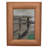 9.5" Contemporary Rectangular 5" x 7" Photo Picture Frame - Brown