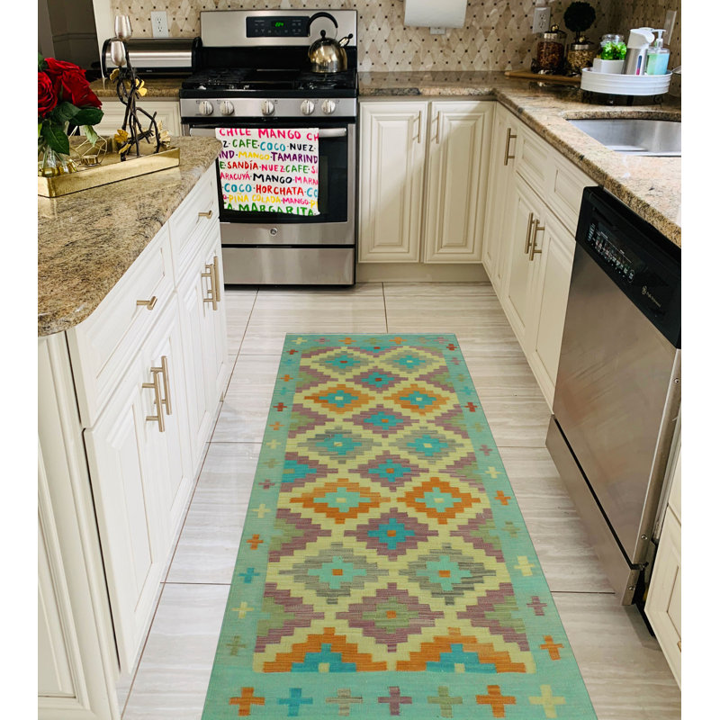 Bobbee Wool Geometric Indoor Rug