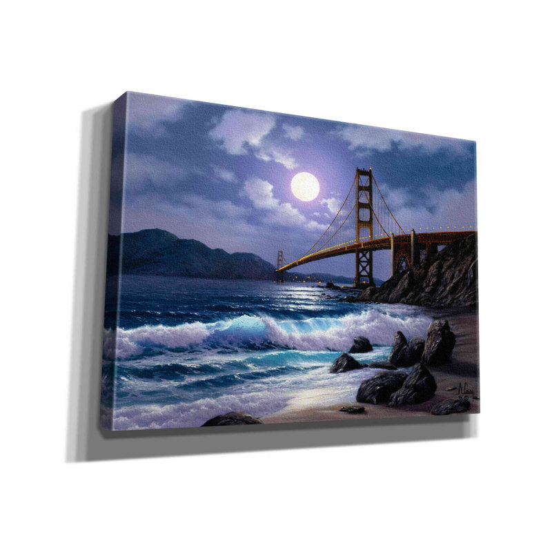 «I love you San Francisco» par Anthony Casay, art mural sur toile, L 54 po x H 40 po