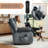 37.8" Wide Modern Lift Assist Reclining Chair With  Heated Massage, Adjustable Headrest, Hidden Armrest Storage & Cup Holders & USB(Set Of 2)-833166002