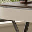 Bureau en bois massif haut de gamme en cuir de selle de luxe léger-1346949680