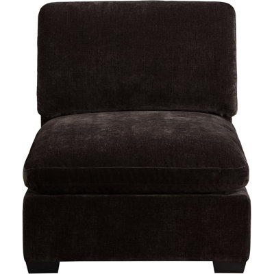 Fauteuil rembourré chocolat noir foncé - Ajoutez confort et sophistication à votre chambre. Coussin, structure, hauteur de 39 pouces, largeur 33, profondeur de