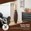 Vase de plancher en bambou naturel tissé à la main pour vestibule, décoration bohème
