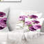 Coussin lombaire floral bouquet de fleurs