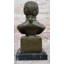 Sculpture buste en bronze Wolfgang Amadeus mozart sur base de marbre