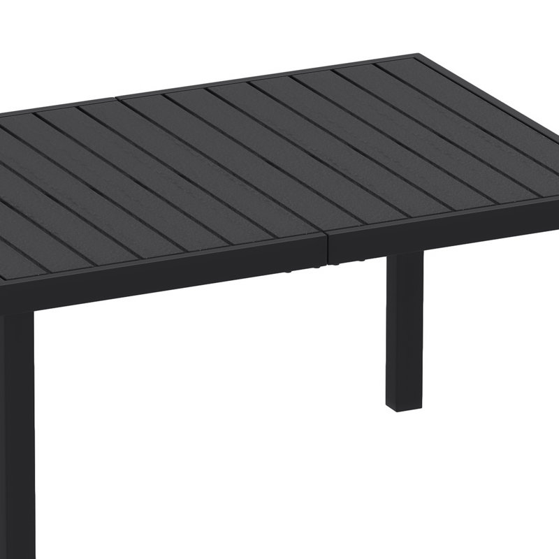 Hindertje Rectangular Aluminum Outdoor Dining Table