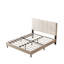 Upholstered Bed Frame with Headboard-136493329