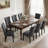 Modern Tufted Linen Upholstered Dining Chairs(Set of 2)-1128003497