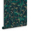Floral Metallic Wallpaper Roll-2033079038