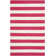Brookvale Striped Hand-Woven Cotton Red/White Area Rug