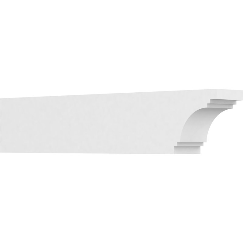 4"W x 6"H x 30"L Standard Pescadero Architectural Grade PVC Rafter Tail, 6"H x 4"W x 30"D