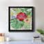 Fleurs tropicales - Peinture sur toile encadrée-1312308781-1312308783