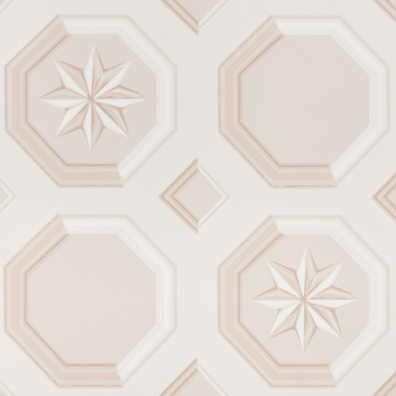Augustus Wallpaper, Blush