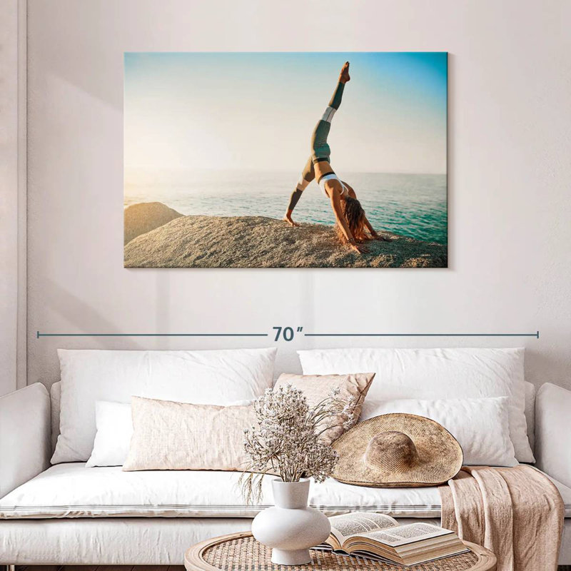 Senne yoga près de la plage, H 30 po x l 45 po