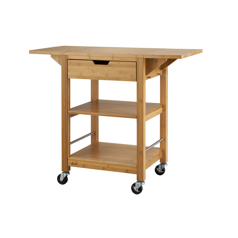 Marilene Solid Wood Kitchen Cart