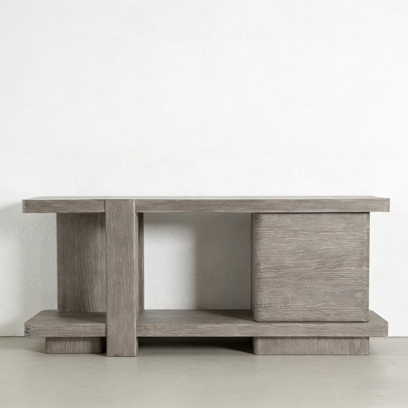 Retro Multifunctional Practical Console Table, 31.89" H x 70.87" W x 19.69" D