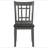 Ingall Medium Grey and Black 5-piece Dining Set