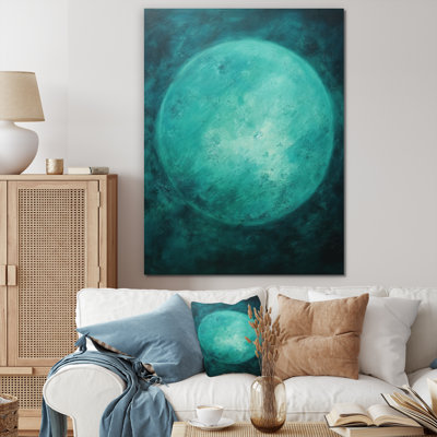 «Jade Jewel Spooky Mooonlight Fog II», reproduction sur toile
