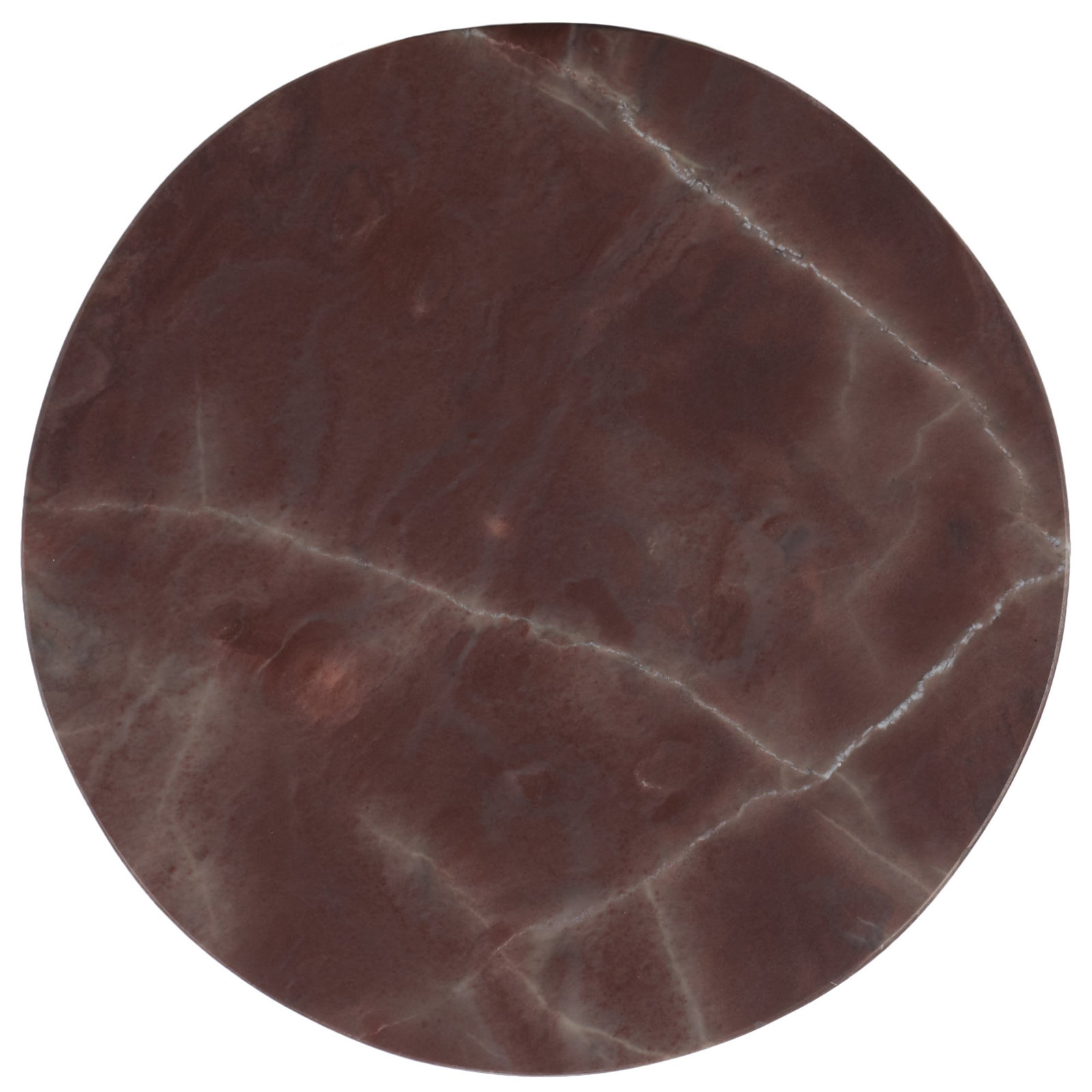 Daktari End Table, Maroon