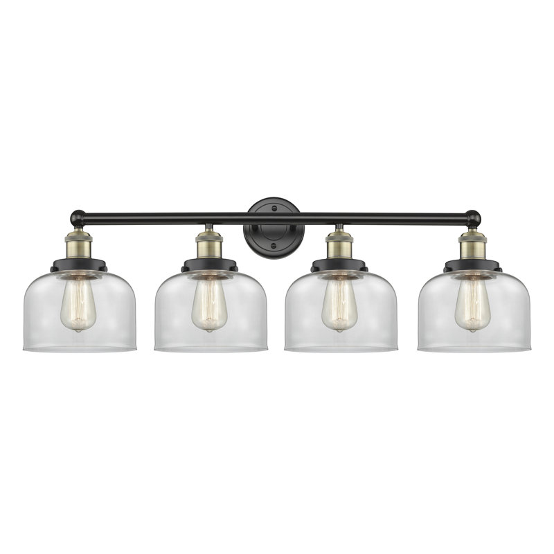 Annagene 4 - Light Dimmable Vanity Light, Black Antique Brass, Clear