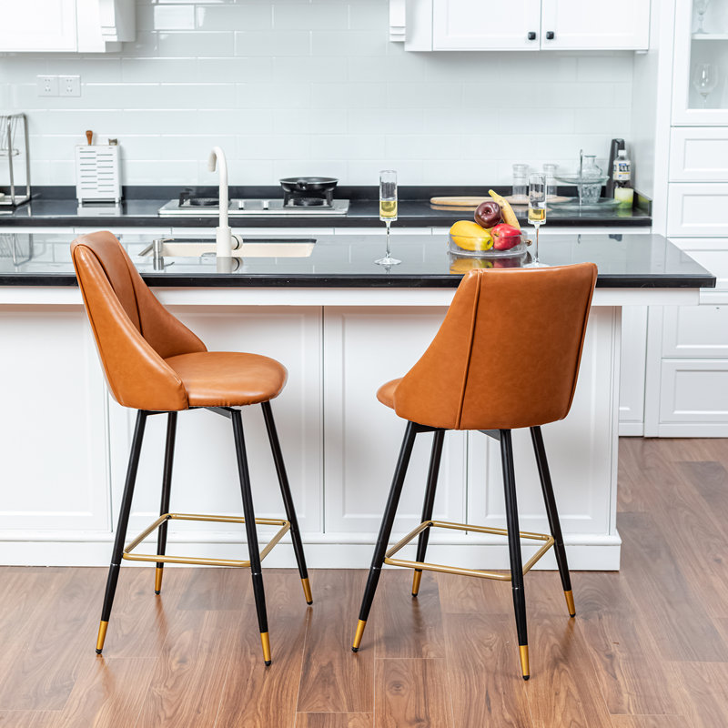 HOT Burnt Orange Bar Stools Sirius Burnt Orange Swivel Bar