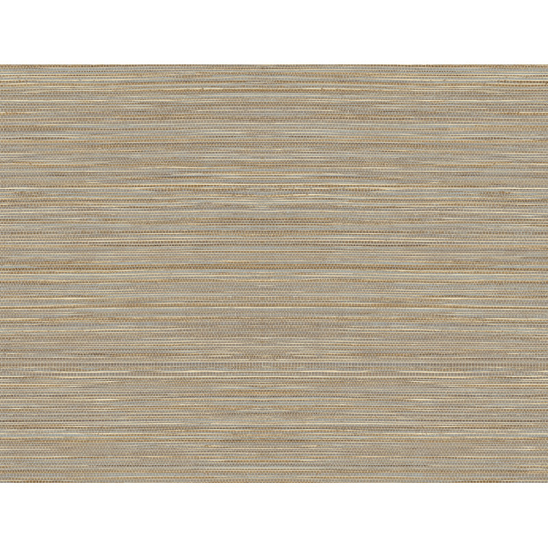 27' L x 18" W Peel & Stick Wallpaper Roll, Pashmina/Metallic Silver