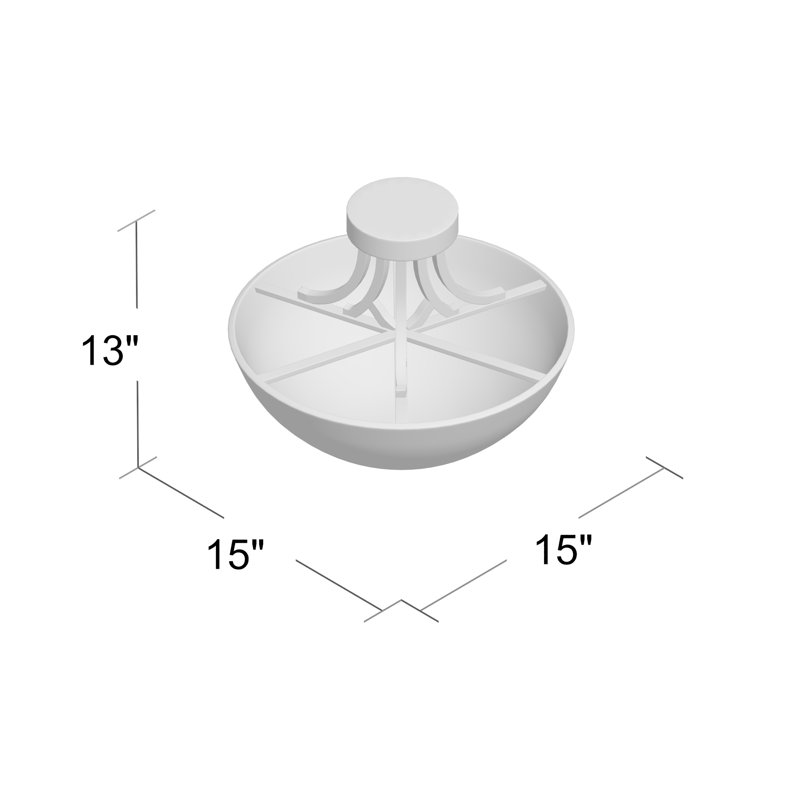 Burgis Glass Semi Flush Mount