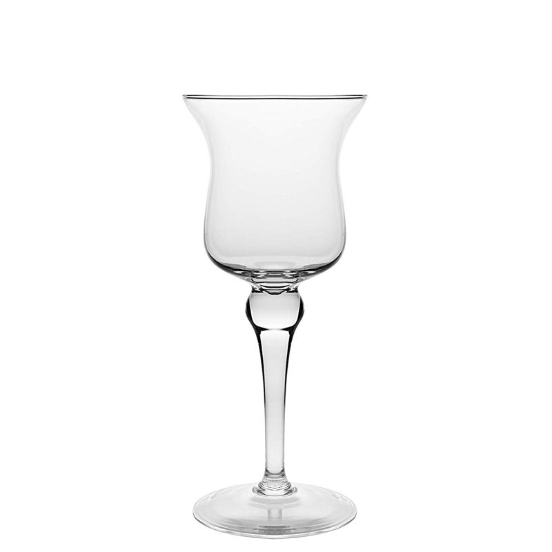 Handmade Glass Table Vase, 11.5" H x 5.25" W x 5.25" D