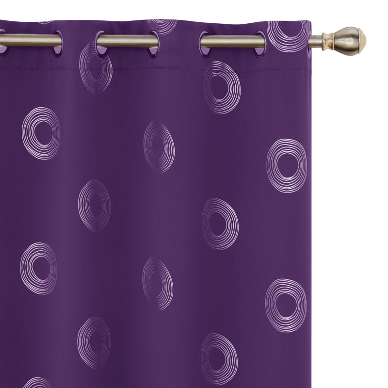 Gudelia Room Darkening Curtain Single Panel, 42" W x 63" L, Mellow Yelllow