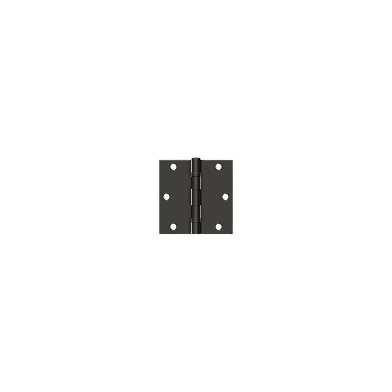 89'' x 89'' Steel Butt Bearing Hinge, Oil Rubbed Bronze