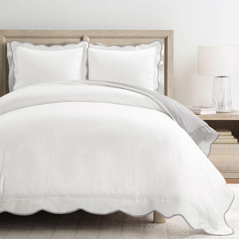 Packard Duvet Cover, King Duvet Cover, Gray