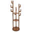 Solid Wood Freestanding 9 - Hook Coat Rack